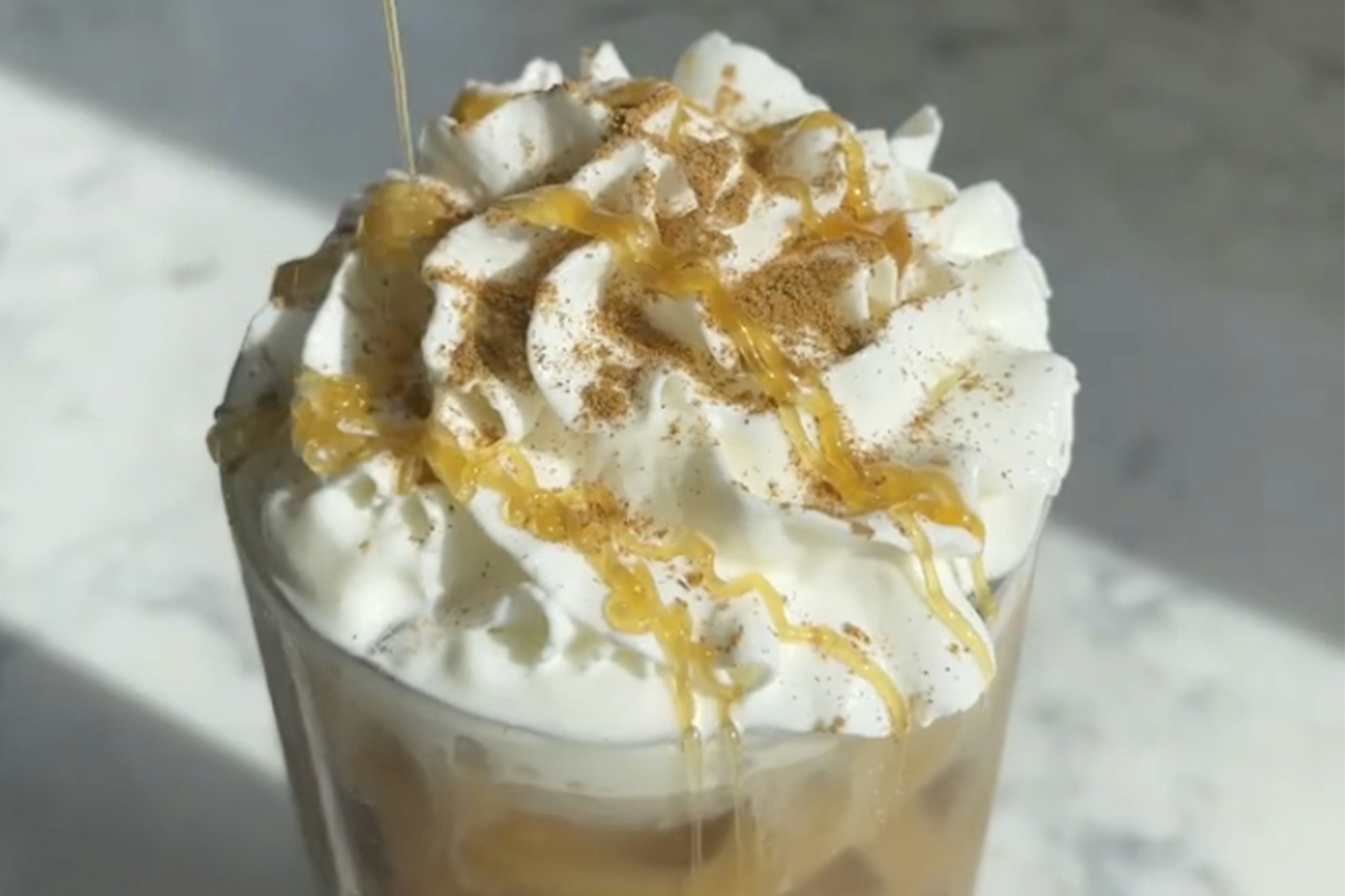 Brown Sugar Pumpkin Spice Iced Coffee